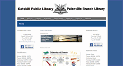 Desktop Screenshot of catskillpubliclibrary.org